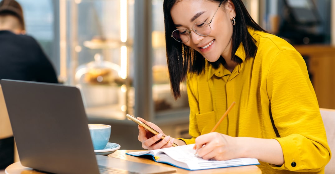 woman trying to learn german in 3 months