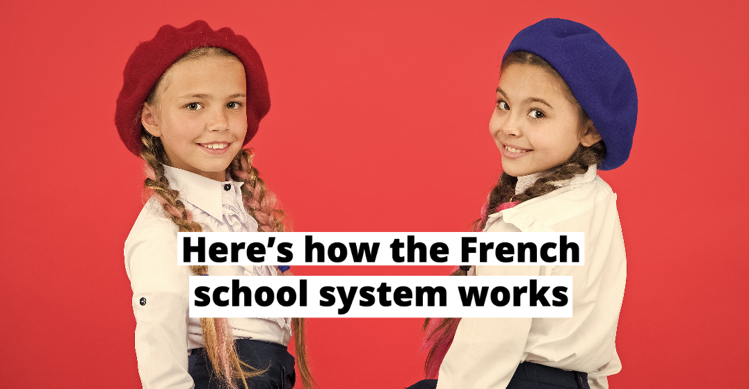 2 pupils representing the French school system