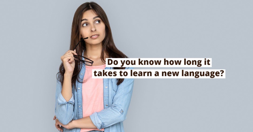 Young woman asking herself f she can become fluent in English in 3 months