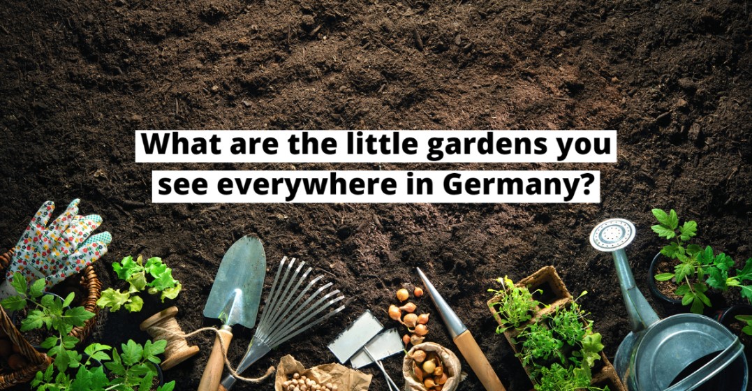 Garden utensils in a German Schrebergarten