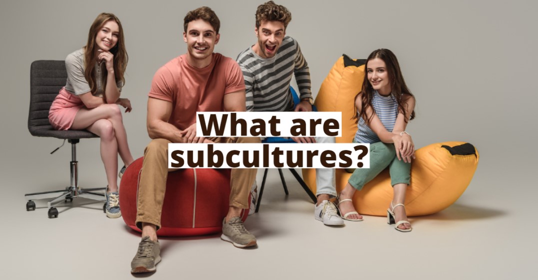 A group of young people representing subcultures in the UK