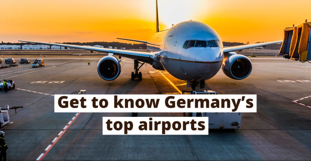 A plane on one of the biggest German airports