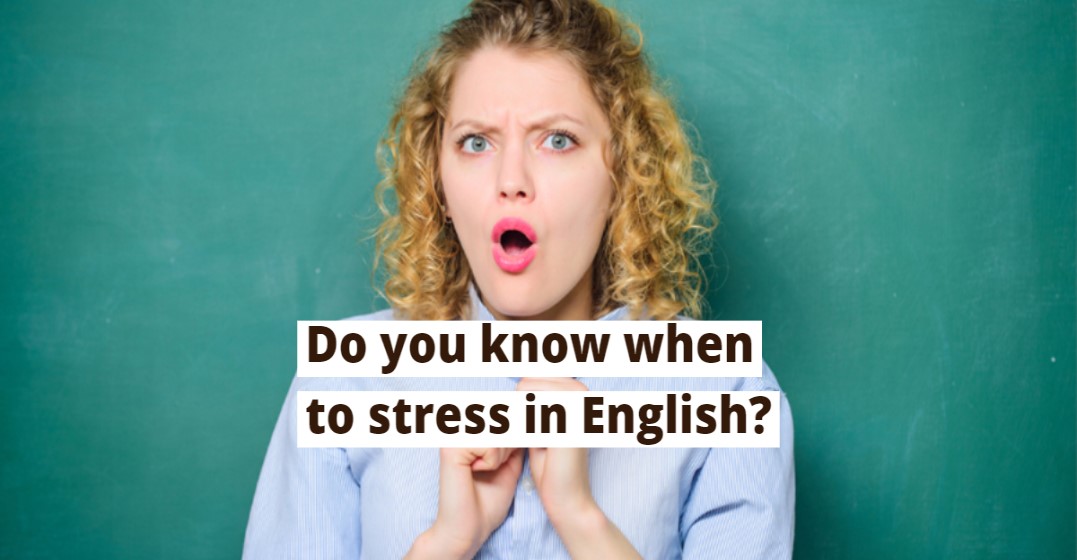 An astonished looking woman wondering about the importance of intonation in the English language