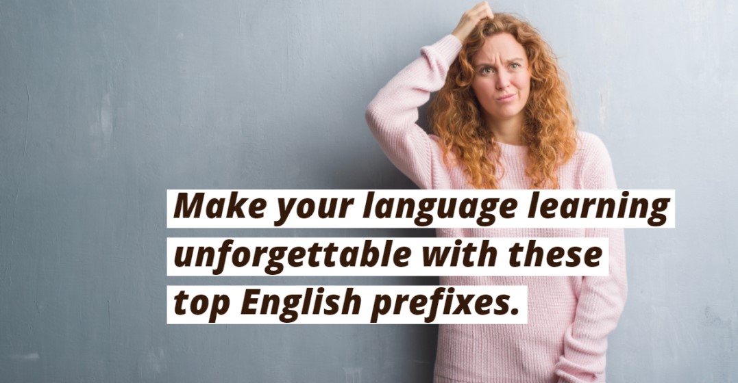 WOman scratching her head thinking about negative prefixes