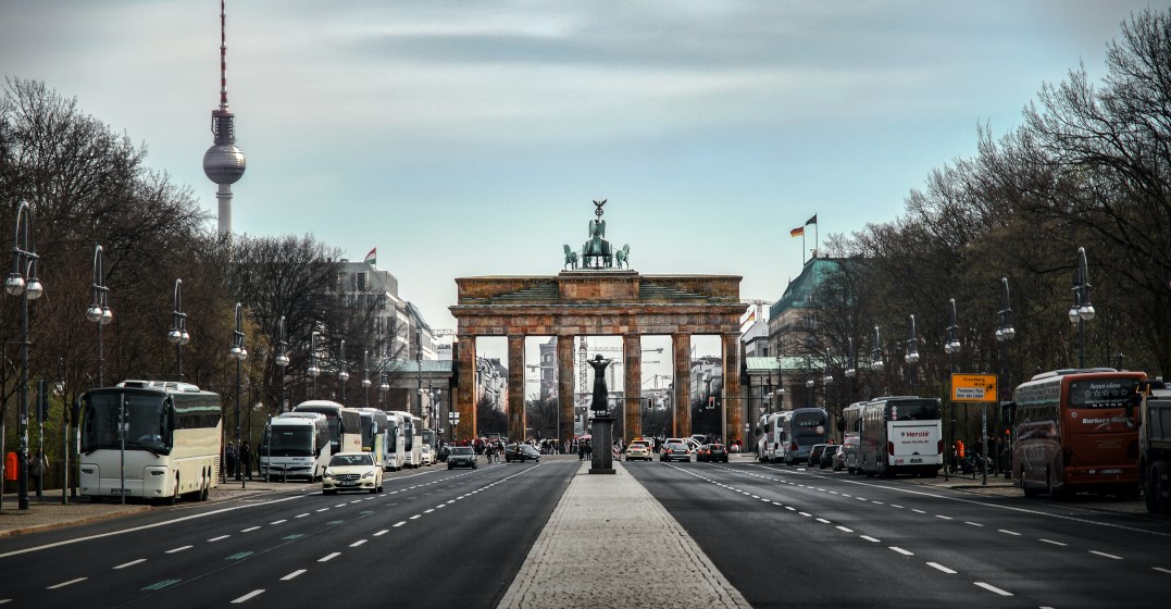 Brandenburg gate as symbol for German visa requirements