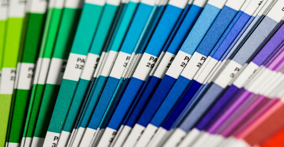 A color palette to learn colors in German