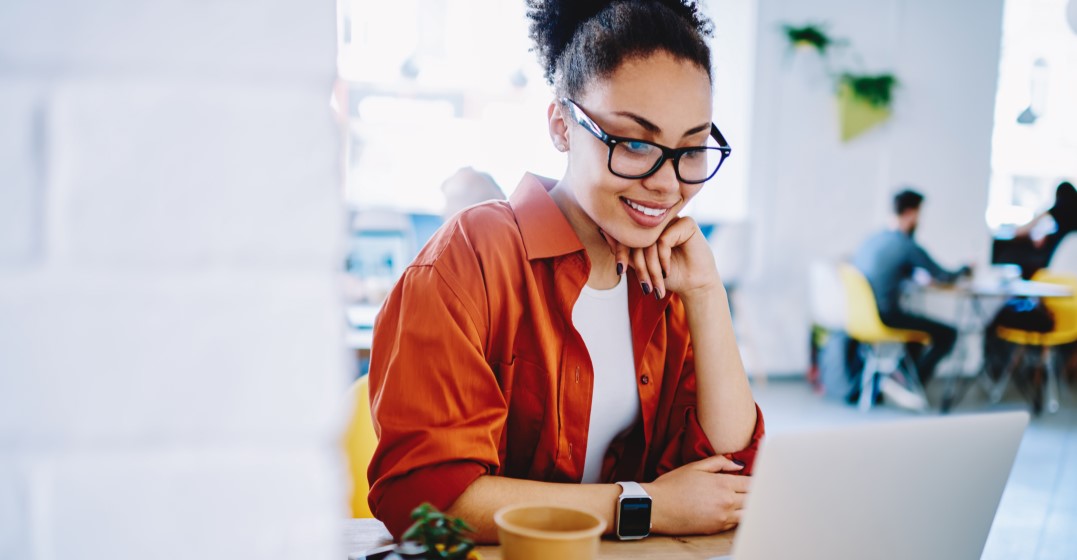 woman studying what is an adjective