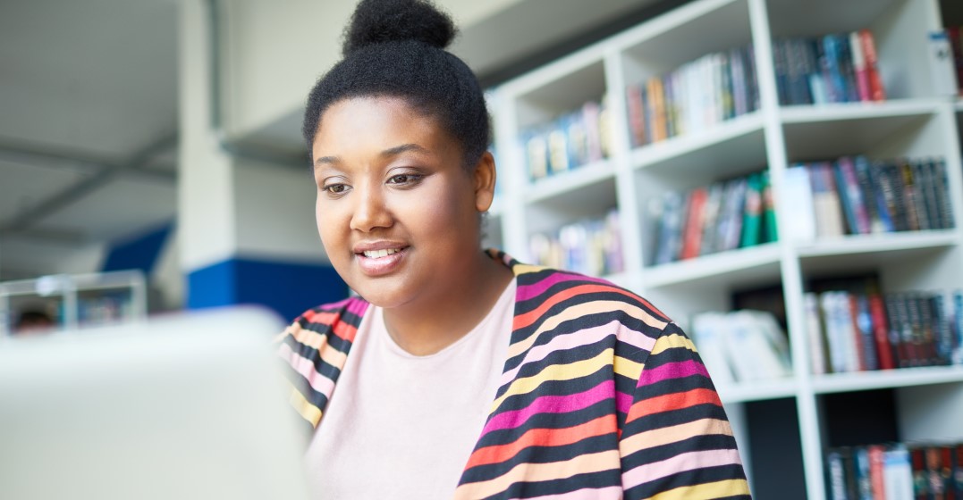 woman searching how to form German adverbs of frequency