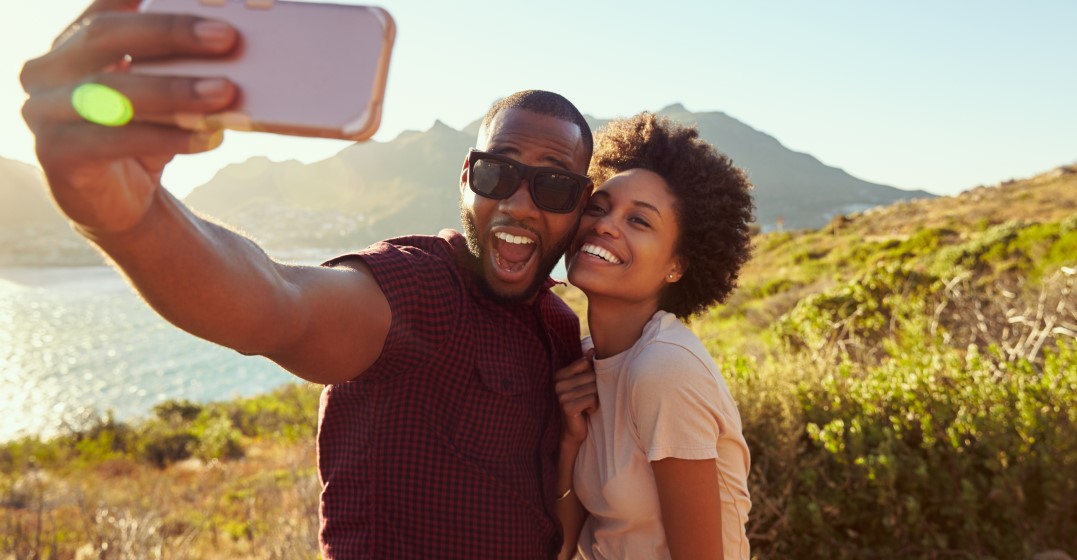 German couple on holiday