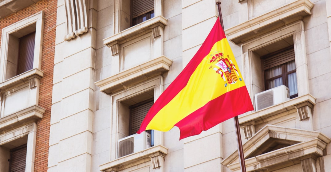 castilian spanish flag waving