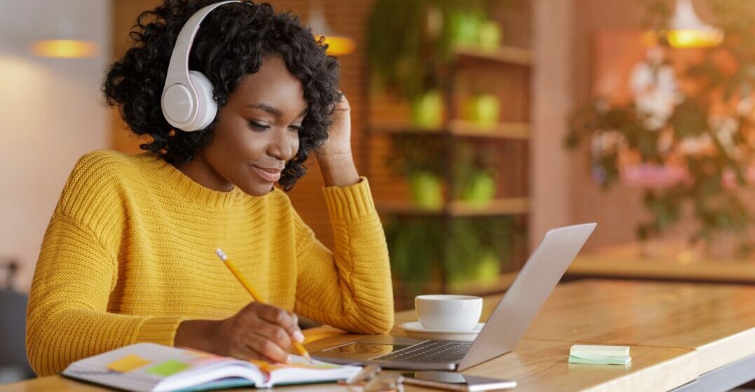 Woman wondering how long does it take to learn a language