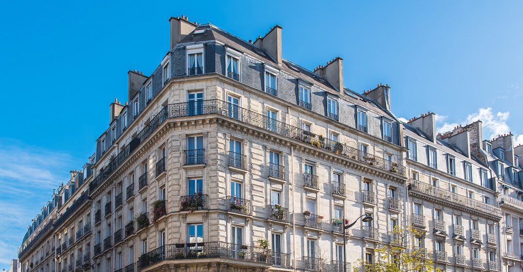 A Haussmanian fassade in Paris, a piece of French architecture