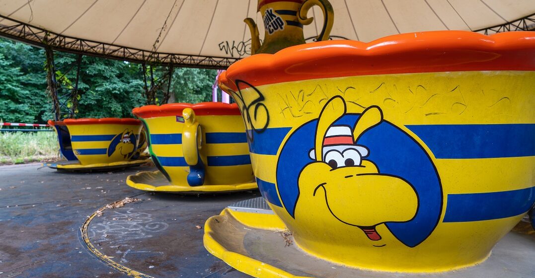 An old amusement park - one of the abandoned places in Berlin