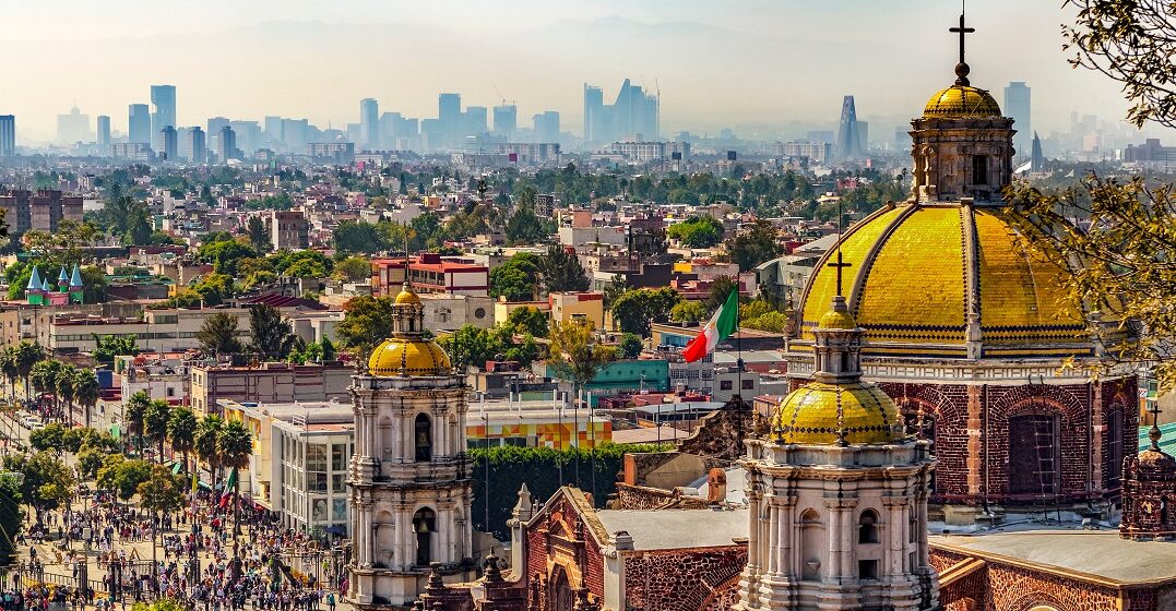 Skyline of Mexico City, one of the best places to live in Mexico