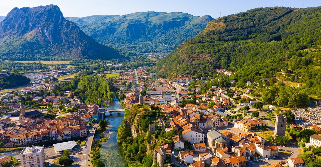 A landscape of someone living in france would see from their window