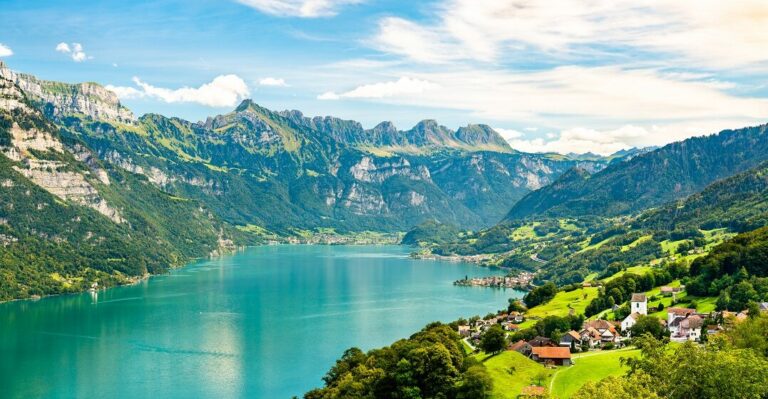 lake walensee, one of the best lakes in switzerland