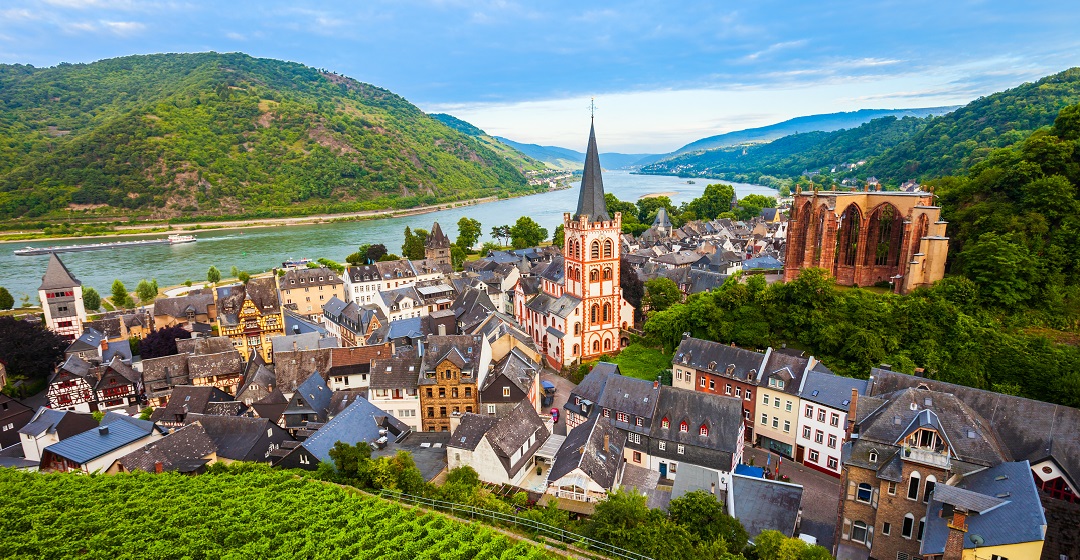 A picturesque German village that reflects the German quality of life