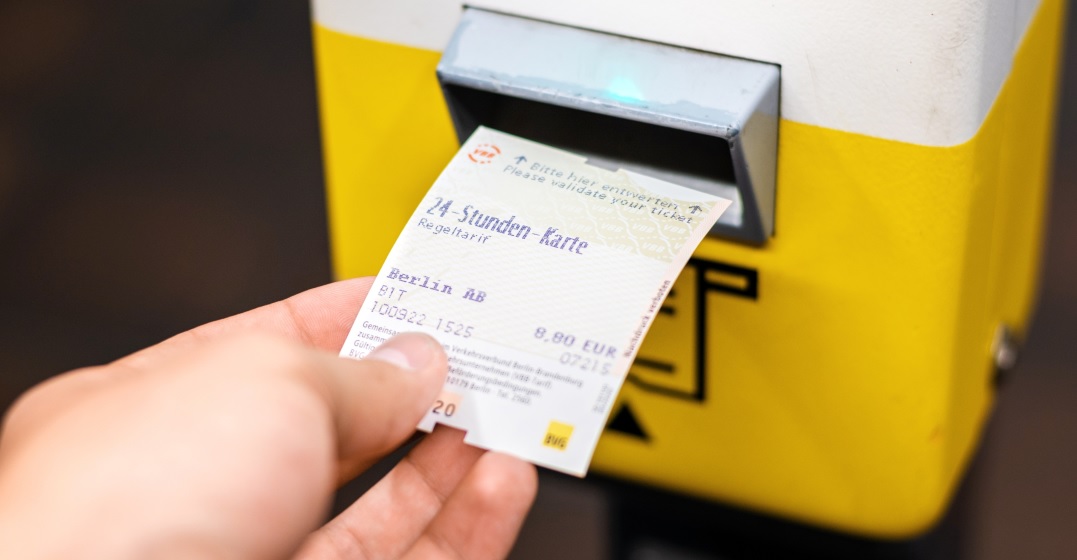 Avoid getting fined in Germany: Public transportation ticket machine